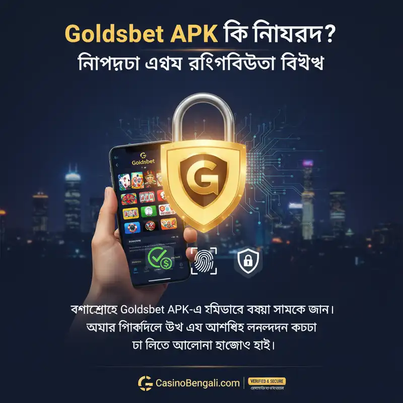 Goldsbet APK নিরাপত্তা এবং সুরক্ষা রিভিউ